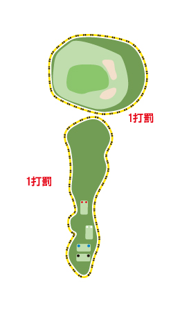 OUTコース HOLE 03 / Par 3