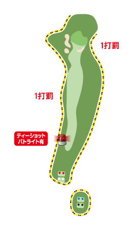 OUTコース HOLE 06 / Par 3