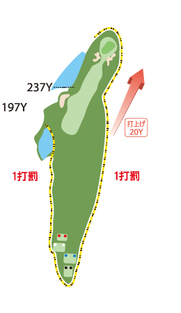 INコース HOLE 16 / Par 3