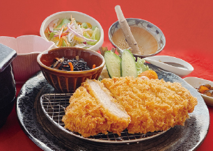 三元豚ロースカツ御膳