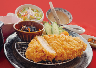 三元豚ロースカツ御膳